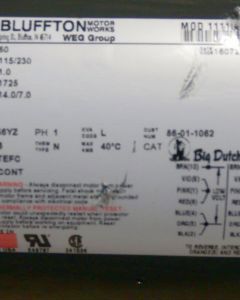 Mtr 1.0Hp 1Ph 60Hz 115/230V 1725rpm 56YZ NRB TEFC